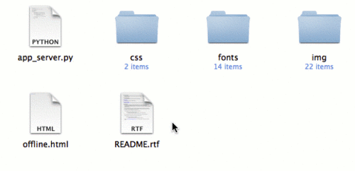 Animation of &ldquo;New Folder with Selection&rdquo; Finder Function